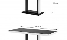 QUADRO 120 table (high gloss)
